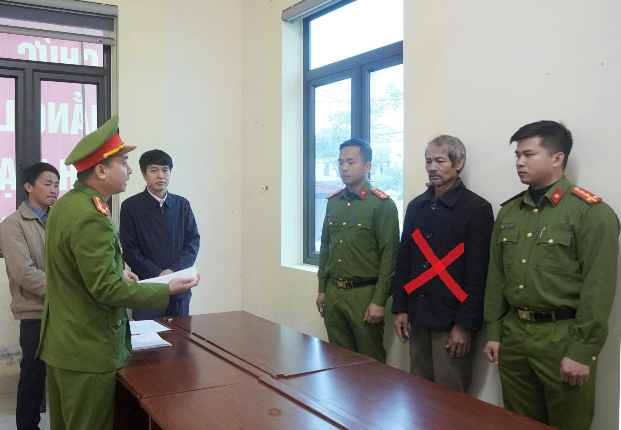 Công an xã Hải Hưng phối hợp bắt tạm giam đối tượng trong vụ án cố ý gây thương tích